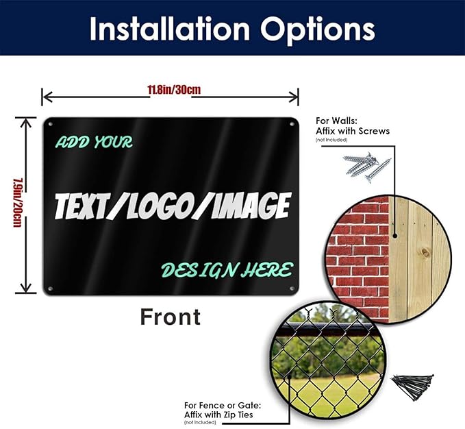 Custom Signs Outdoor Metal Sign - Image 6