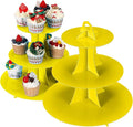2Pcs 3-Tier Cupcake Stand, Cake Stand holder, Tiered DIY Cupcake Stand Tower by funnytrendypartysupplies