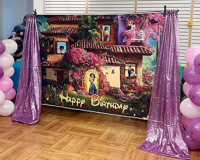 4Pcs 2Ft x 8Ft Sequin Backdrop Curtain, Glitter Photography Background - Image 8