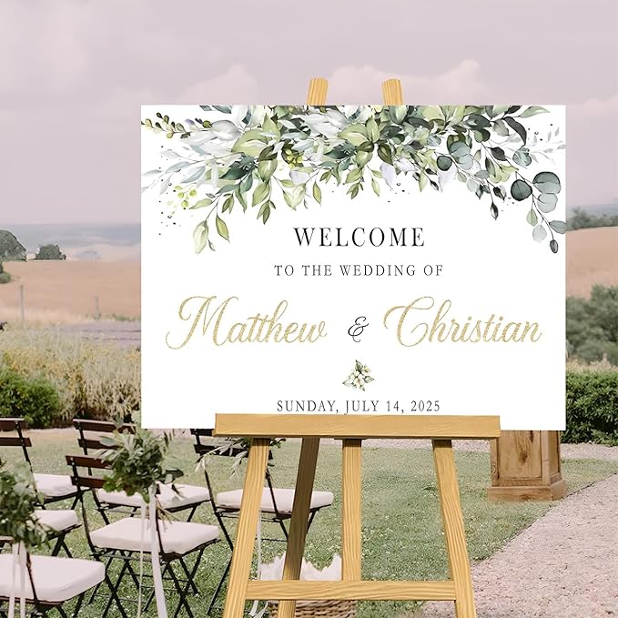 Welcome Sign Wedding With Stand, Welcome To Our Forever Wedding Sign, Wedding - Image 4
