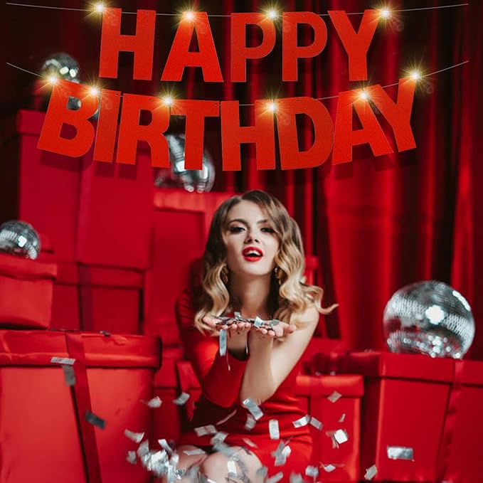 167Pcs DIY Glitter Customizable Banner Kit Happy Birthday Custom Letter Banners - Image 5
