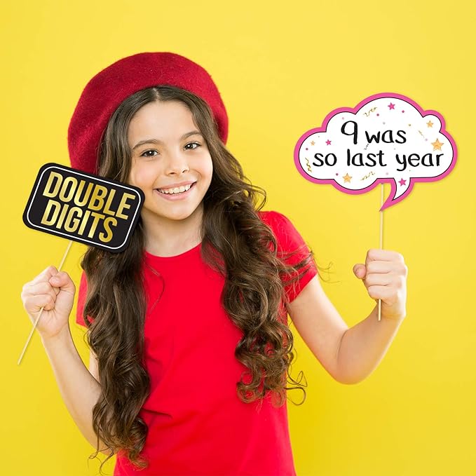 10th Birthday Photo Booth Party Props - Image 5