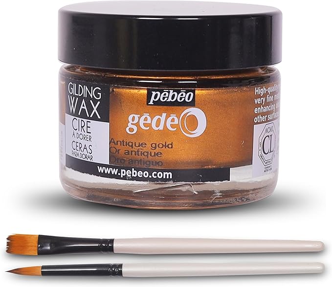 Pebeo Gilding Wax 30ml – Antique Gold Gilding Wax by MoshifyBundledBrands