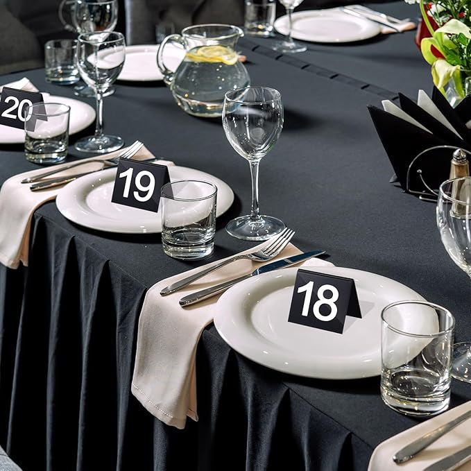 Table Numbers 1-25 Acrylic Restaurant Table Numbers Double Side Plastic Table - Image 4