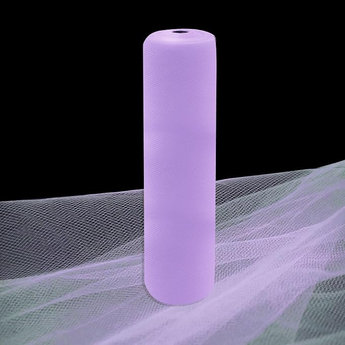 Lavender Tulle Fabric Rolls 54 Inch by 10 Yards Fabric Tulle Bolt by IONTACH