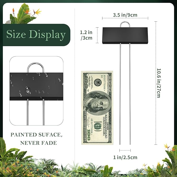 30 Pack Metal Plant Labels for Outdoor Garden Waterproof Plant Markers - Image 4