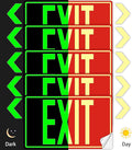 5Pack Photoluminescent Exit Sign, Includes 10pcs Removable Arrows by Bmytoo