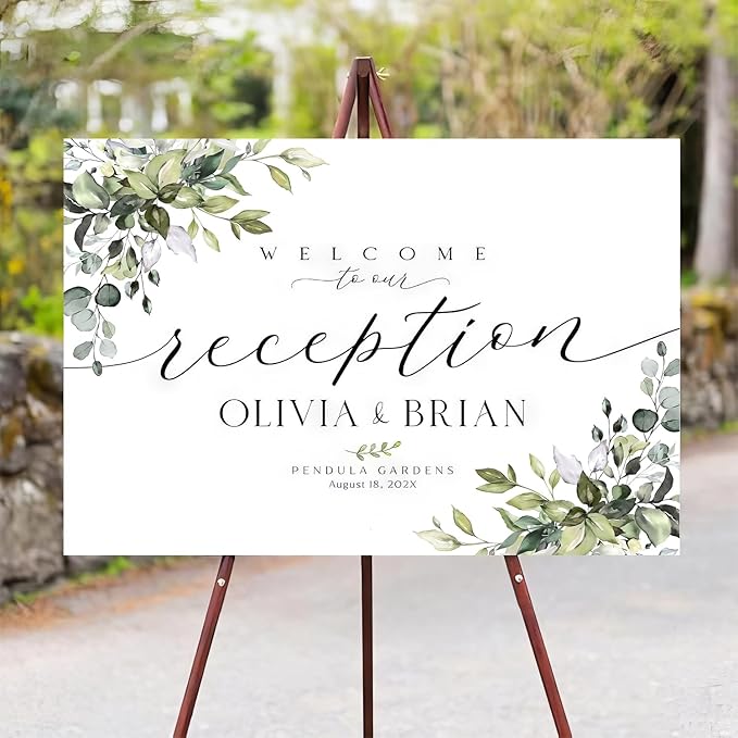 Personalized Wedding Welcome Sign, Welcome To Our Wedding Sign, Reception - Image 4