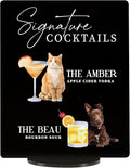 Pet Signature Drink Wedding Signs by Elation+Factory+Co.