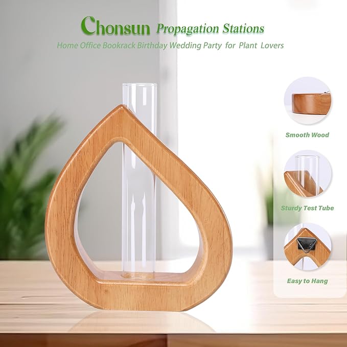 Propagation Stations Planter Terrariums Wall Hanging Test Tube Desk Decorations - Image 2