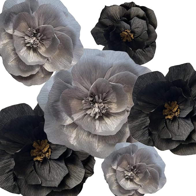 BRT Bearingshui Crepe Paper Flowers Decoration by BRT+Bearingshui