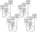 4 Arms Crystal Candelabra Tealight Holder by kehail
