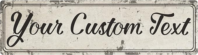 Rustic Custom Metal Sign by TheSignShoppe