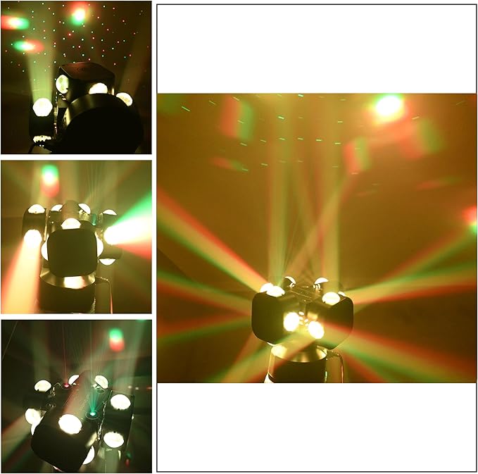 Moving Head DJ Light 16LEDs Rotating Beam Lights Stage Light DJ Lighting Led - Image 4