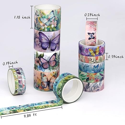 20 Rolls Washi Tape Set - Image 3