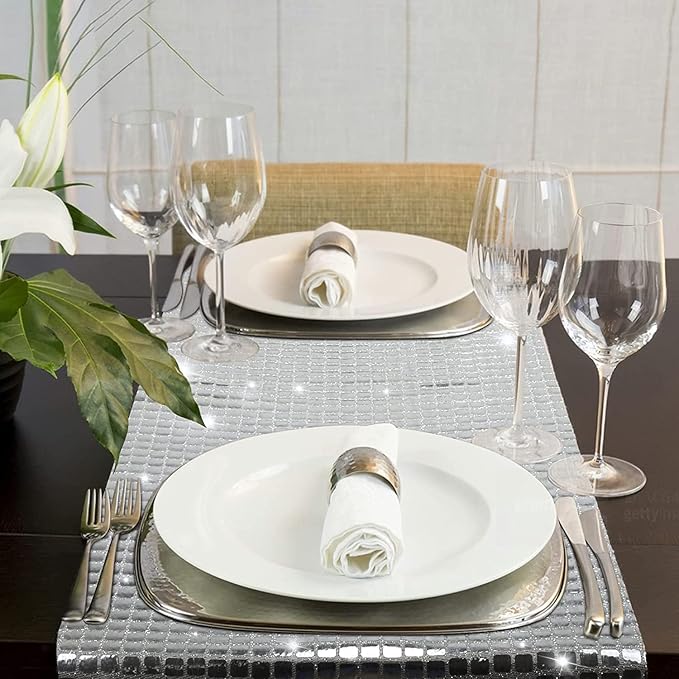 12 x 72 Inches Glitter Disco Table Runner - Image 5