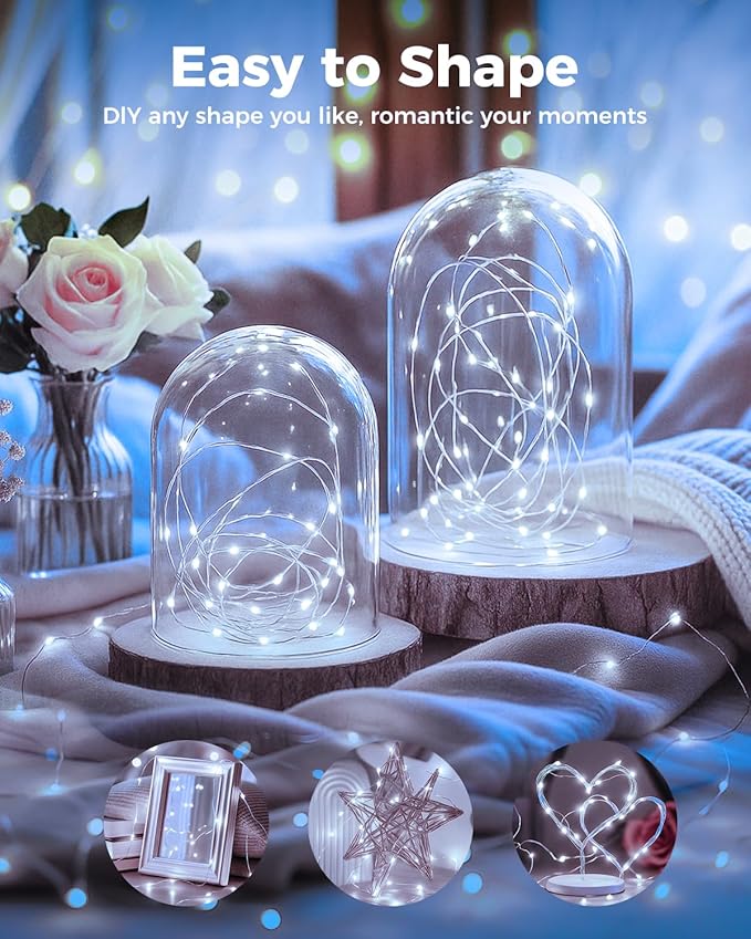 btfarm 6 Pack Fairy Lights Battery Operated, 7FT 20 LED Mini String Lights - Image 6