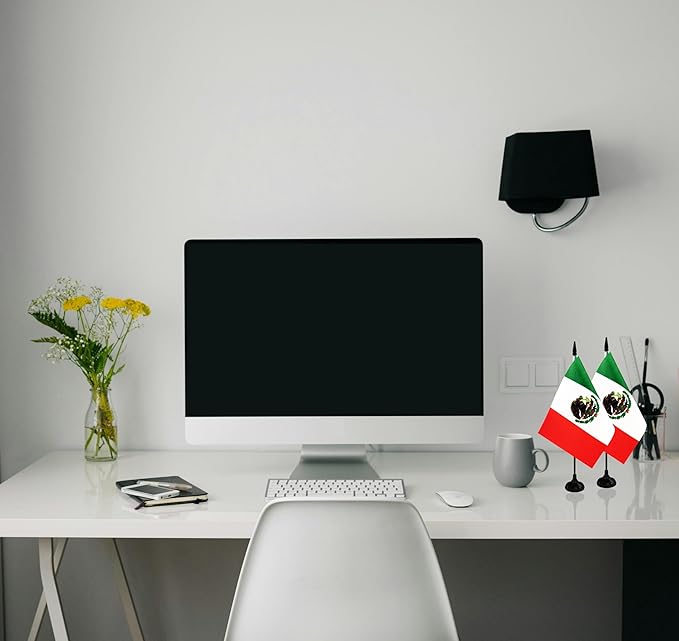Mexico Desk Flag, 12 Pack Mexican Table Office Flag - Image 4