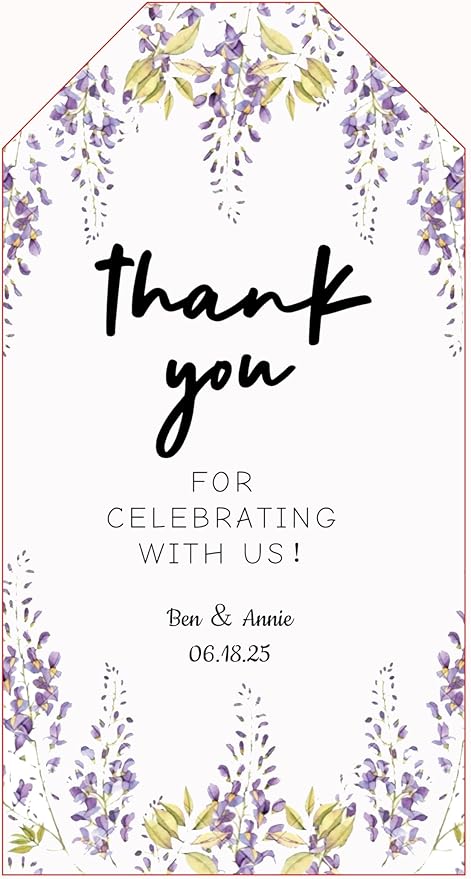 Personalized Gift Tags, Thank You Tags by Unknown