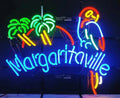 Neon Signs for Wall Decor 20x24inch Margaritavilles Paradise Parrot Palm Tree by Unknown