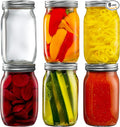 32 oz. Wide-Mouth Glass Mason Jars by GLING