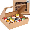 VGOODALL 6PCS Kraft Cupcake Containers by VGOODALL