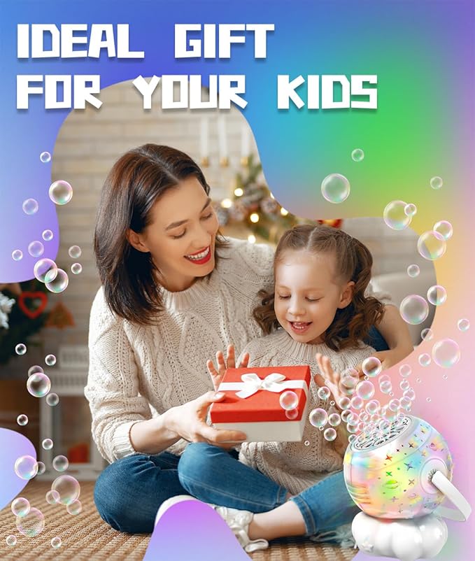 Rechargeable Bubble Machine, Bubble Maker - Image 7