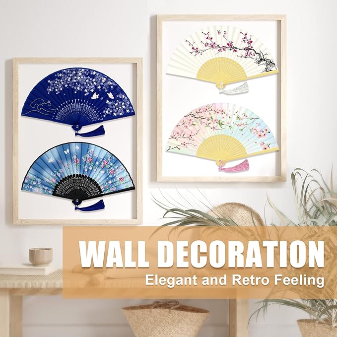 WEARXI Handheld Fan, Chinese Folding Fan - Image 4