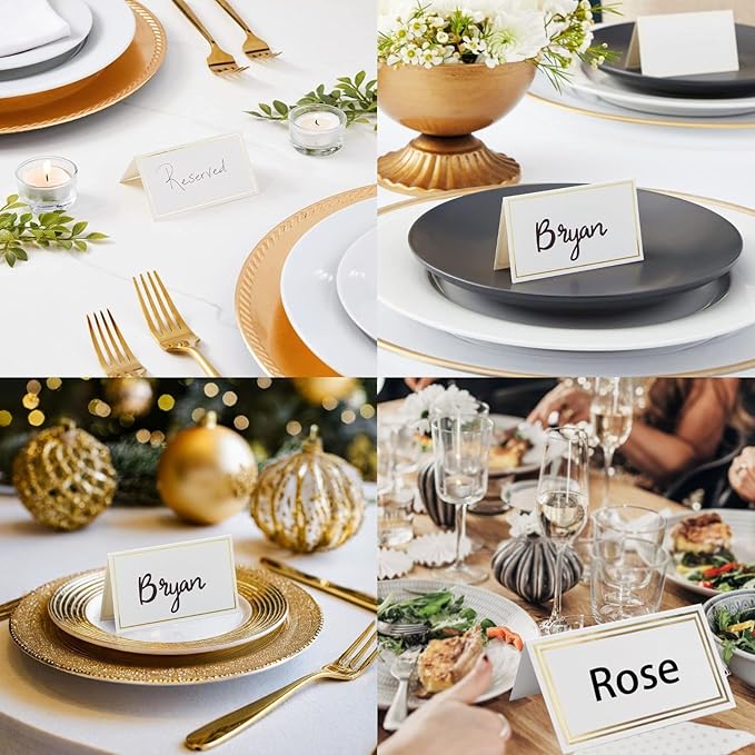 50Pcs Table Place Cards Wedding Name Cards - Image 3