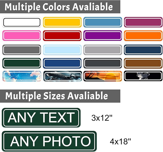 Custom Sign, Personalized Metal Signs, Customized Metal Signs Outdoor - Image 4