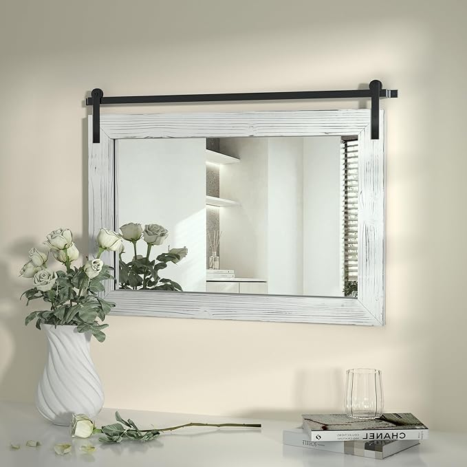 COGOOD Farmhouse Barn Door Mirror by COGOOD