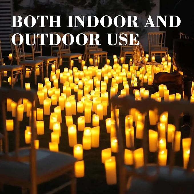 72-Pack Realistic Flameless LED Candle, Battery Operated - Image 5