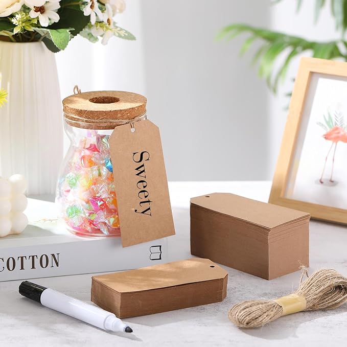 500 Pcs Kraft Paper Gift Tags - Image 5