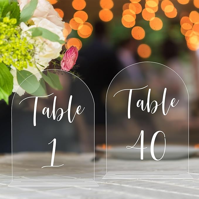 JOYIT Arch Wedding Table Numbers 1-40 by JOYIT