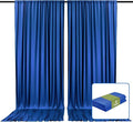 2 Panels Royal Blue Backdrop Curtain, 10 x 7 Feet Background Curtains by Zankubom