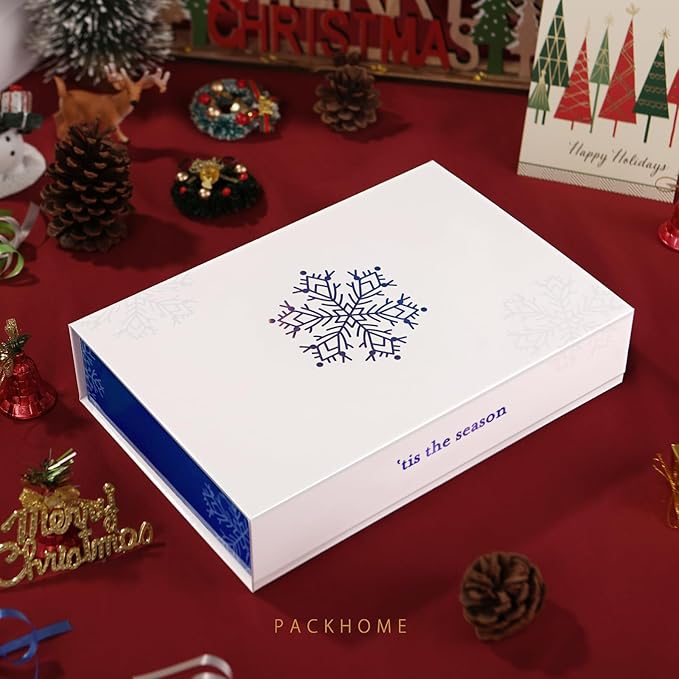 PACKHOME Christmas Gift Box 13x9.7x3.4 Inches, Large Gift Box - Image 2
