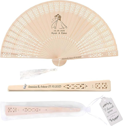 10 PCS Custom Fans Personalized Folding Fans by Unknown