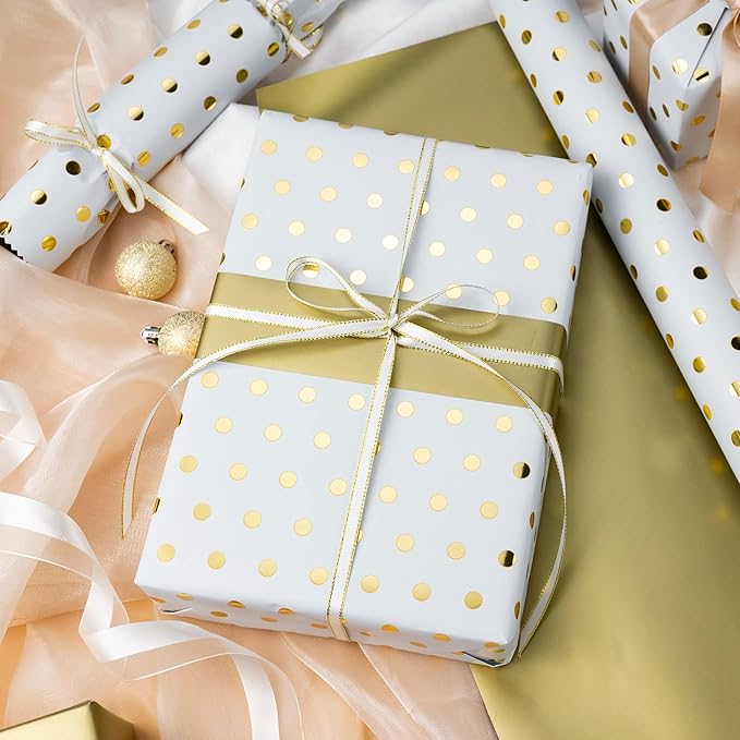Flyhill Reversible Wrapping Paper-Mini Roll, Baby Shower - Image 5
