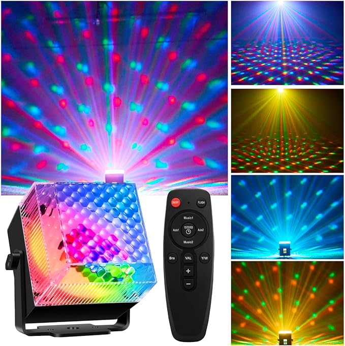 Sound Activated Party Lights Disco LED Light by BUCLHOZ