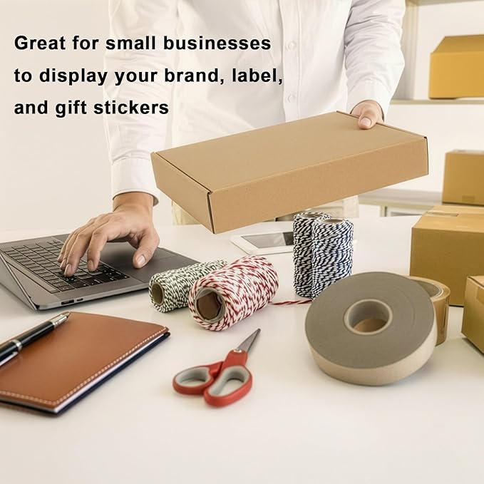 MEBRUDY 12x9x2 Inches Shipping Boxes Pack of 20, Small Corrugated Cardboard Box - Image 6