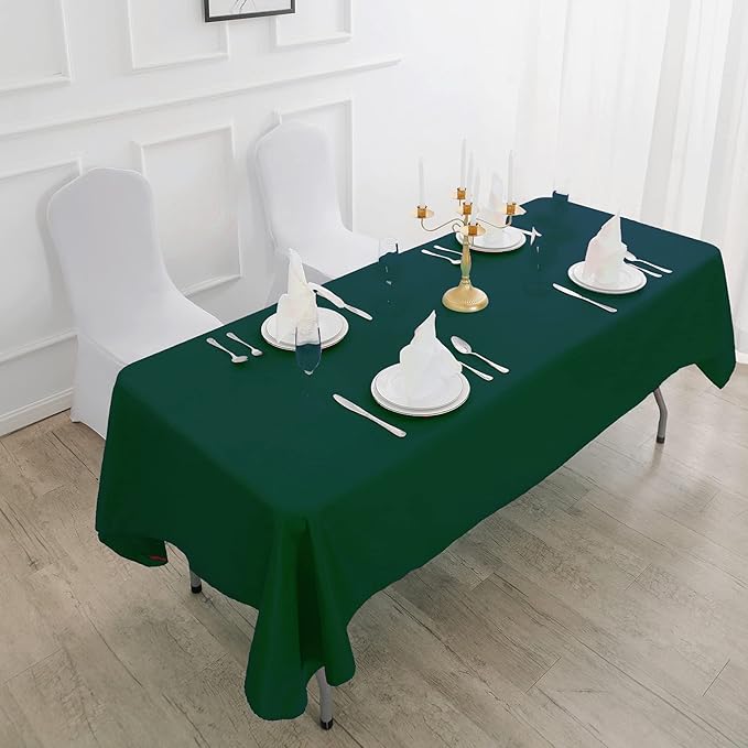 Rectangle Tablecloth 60x120 inch Washable Polyester Fabric Table Cloth - Image 6