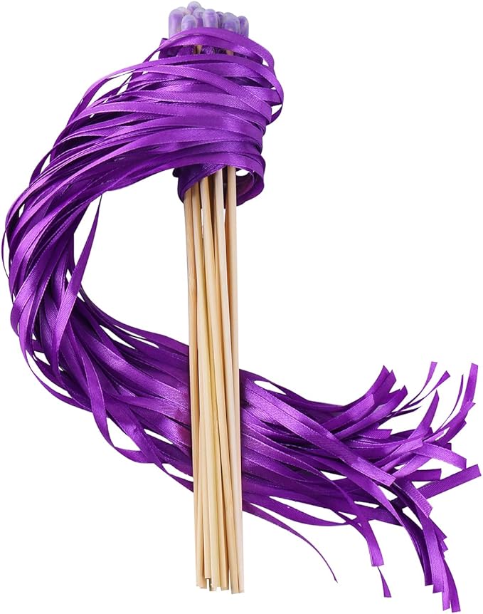 100PCS Ribbon Stick Wands Wedding Streamers by Wishprom