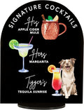 Pet Signature Drink Wedding Signs by Elation+Factory+Co.