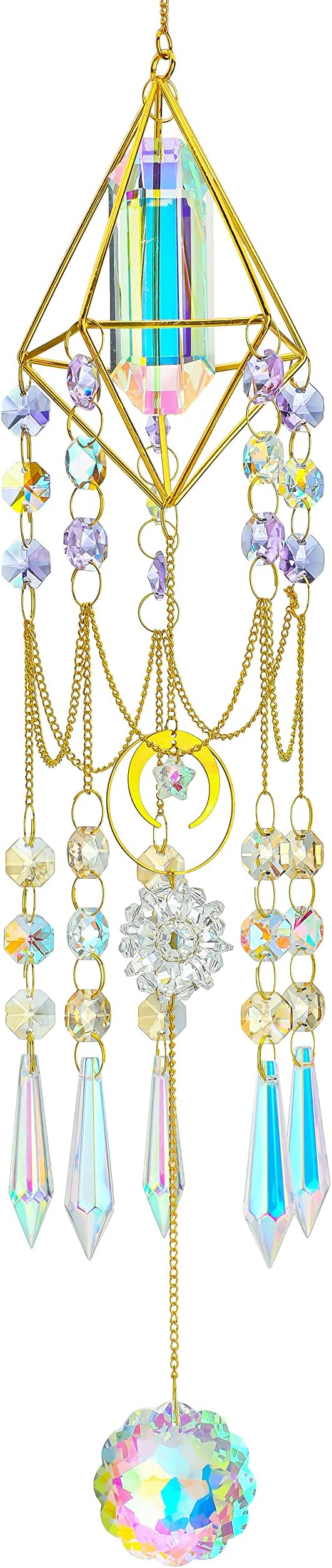 H&D HYALINE & DORA Crystal Prisms Suncatcher Window Hanging Pendant Glass - Image 8