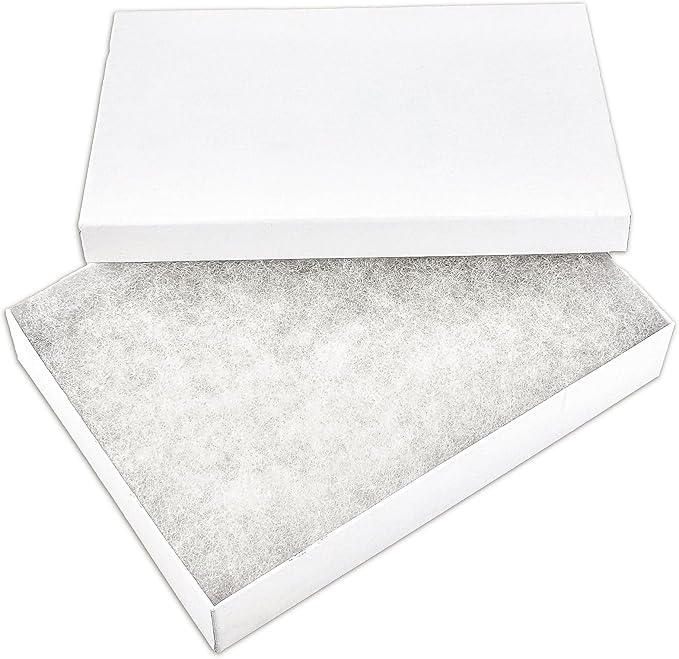 TheDisplayGuys - 25-Pack #53 Kraft Paper Cardboard Gift Boxes/Jewelry Cases w. by TheDisplayGuys