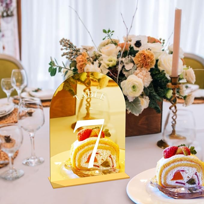 JOYIT Arch Wedding Table Numbers 1-50 - Image 3