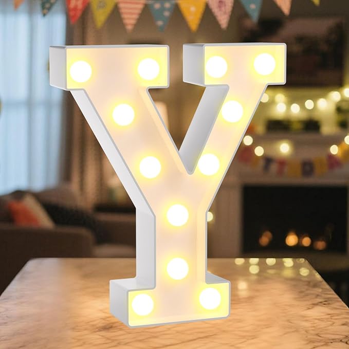 LED Marquee Light Up Letters Sign by NANXU