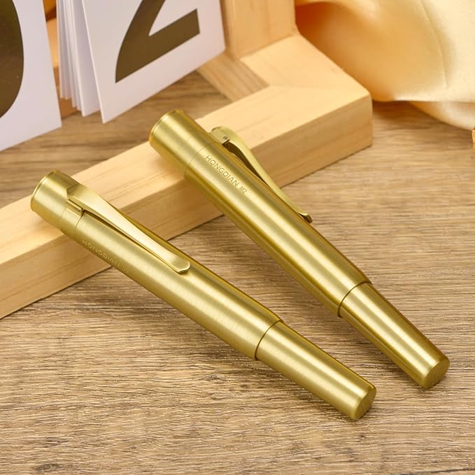 Hongdian M2 Mini Brass Fountain Pen - Image 8
