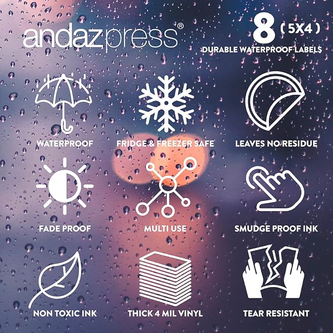 Andaz Press Bulk Photo Personalized Gift and Party Favors Collection, Wine - Image 6