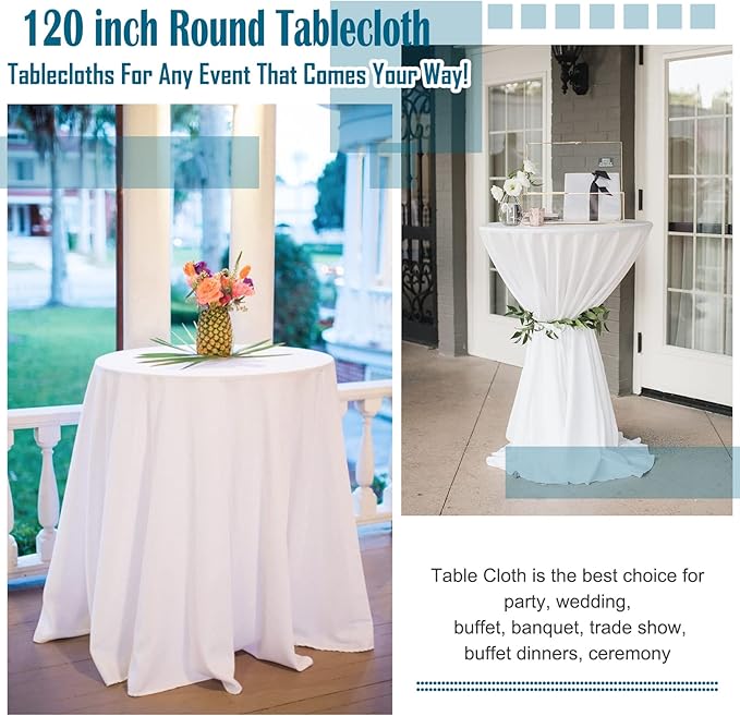 6 Pack Round Tablecloths - Image 7
